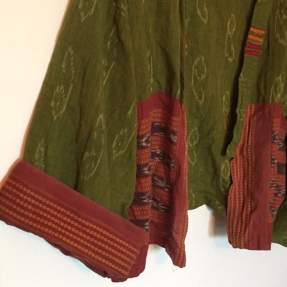 Southeast Asian Kimono style top . Fair Trade - Picture 2 of 6
